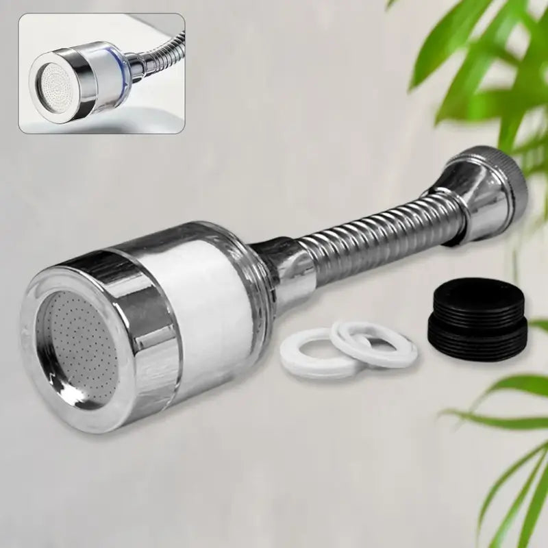 Water-Saving Faucet Sprinkler – 360° Flexible Tap Aerator with High Pressure Spray Nozzle for Kitchen & Bathroom