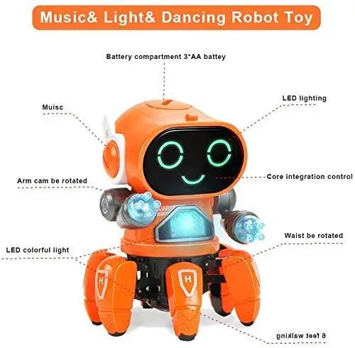 Dancing Robot Toy with Multi-Direction Movement for Kids