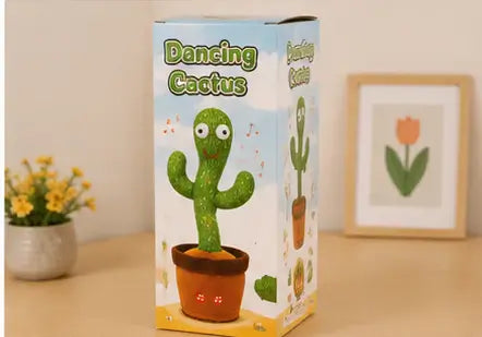 Dancing Musical Cactus Toy – Singing, Dancing Plush Interactive Sound Toy for Kids