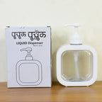 Clear Refillable Soap Dispenser with Pump – Transparent Liquid Soap Bottle for Kitchen Sink, Bathroom, Hand Wash & Dishwashing Liquid