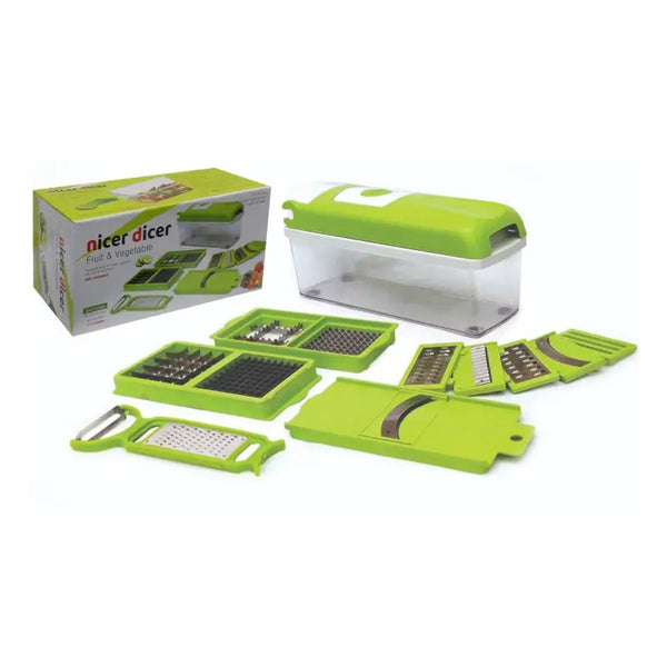 Kitchen Multipurpose 13-in-1 Vegetable & Fruit Chopper Cutter Slicer, Dicer, Grater & More