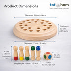 screen-free educational toy for memory and concentration