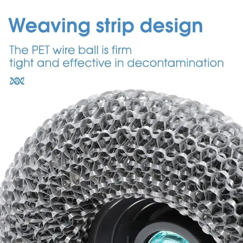 Wire dish scrubber for stuck on food and grease