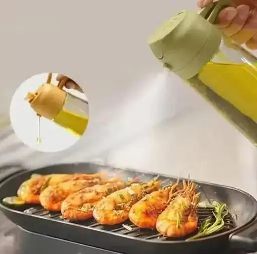 500ML Oil Sprayer and Dispenser Bottle for Kitchen