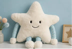 Star Soft Plush Pillow with Arms & Legs – Cute Stuffed Cartoon Toy for Kids, Baby & Home Décor
