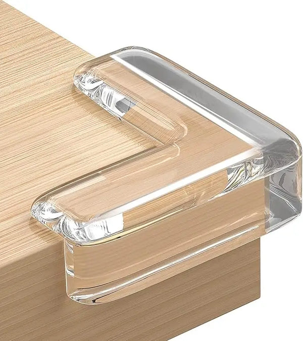 Transparent corner protectors for furniture pack of 12