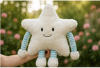 Star Soft Plush Pillow with Arms & Legs – Cute Stuffed Cartoon Toy for Kids, Baby & Home Décor