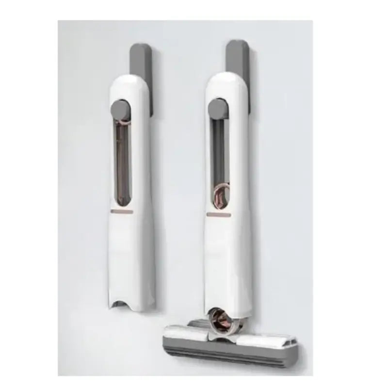 Handheld squeezable mop for countertops windows and small spaces