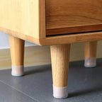 Chair and table leg silicone covers for reducing movement noise