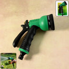 Garden watering gun with mist shower cone and jet spray modes