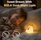 silicon duck night lamp