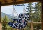 Cotton Baby Swing Chair – Foldable Hanging Jhula with Safety Belt for Kids | Washable Indoor & Outdoor Baby Swing