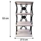 Foldable Storage Rack Size and Dimensions