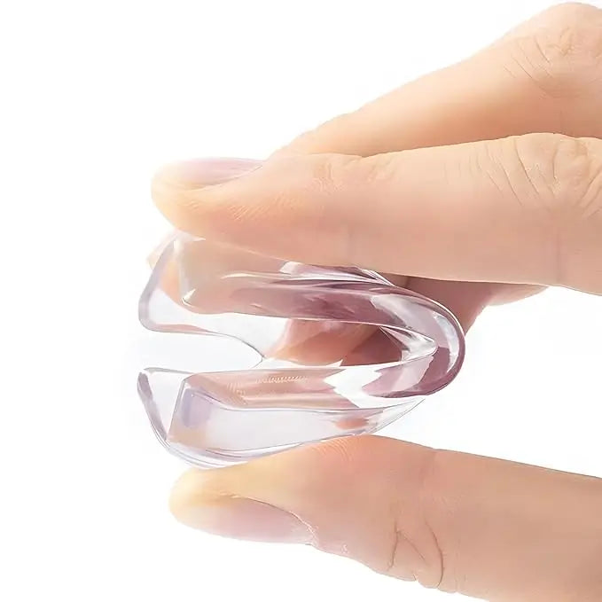 Transparent table corner safety guards for home use