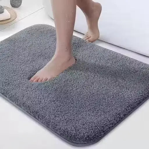 Creative Home Microfiber Striped Anti-Skid Bathmat