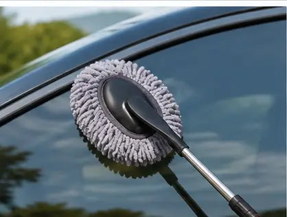 Portable Car Cleaning Kit – Handheld Vacuum Cleaner with Brushes & Microfiber Cloth for Interior & Exterior Cleaning