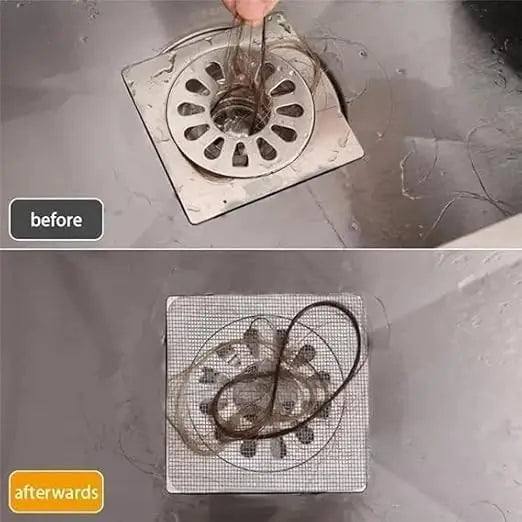 10 Pcs Shower Drain Mesh Stickers | Disposable Hair Catcher Drain Covers | Bathroom Floor Drain Filter