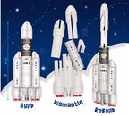 Imagimake Mapology Chandrayaan 3D Space Puzzle – ISRO Rocket & Satellite Educational Toy Set for Kids 5+ Years