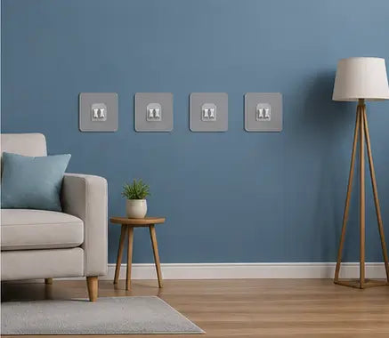 Transparent Self-Adhesive Wall Hooks – Heavy Duty Sticky Hooks for Kitchen, Bathroom & Home (Set of 8)