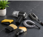 Portable Car Cleaning Kit – Handheld Vacuum Cleaner with Brushes & Microfiber Cloth for Interior & Exterior Cleaning