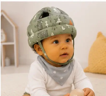 Baby Safety Helmet Head Protector Cap – Adjustable Soft Protective Helmet for Crawling, Walking & Toddler Safety
