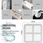 10 Pcs Shower Drain Mesh Stickers | Disposable Hair Catcher Drain Covers | Bathroom Floor Drain Filter