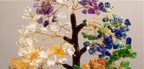 7 Chakra Crystal Tree for Positive Energy – Natural Gemstone Money Tree for Reiki Healing, Feng Shui, Vastu & Home Décor