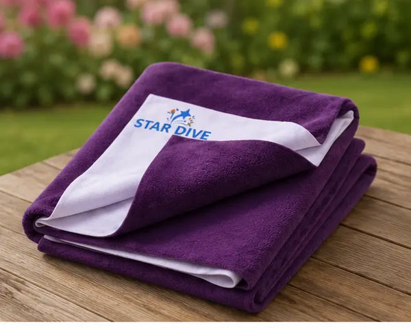 Waterproof Baby Dry Sheet | Reusable Cotton Mattress Protector for Baby Bed, Crib & Adult Bed (140 × 100 cm)