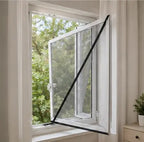 3×4 Ft White Mosquito Mesh for Window – Stitched Insect Net with Self-Adhesive Hook Tape | Washable Window Protection Net