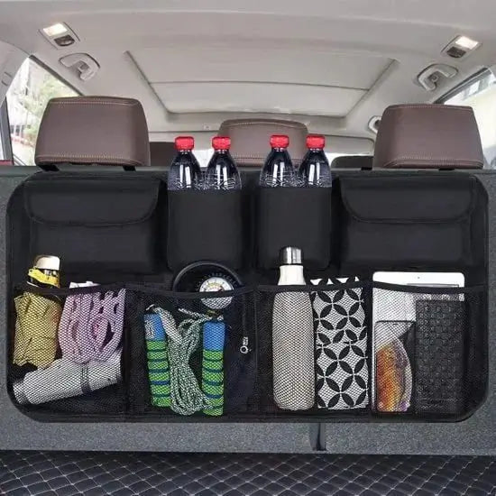 Car Backseat Organizer – Multi-Pocket Seat Storage Bag for Bottles, Accessories, Toys & Travel Essentials