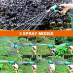 Adjustable hose nozzle with trigger handle for car wash and cleaning