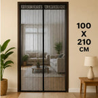 auto closing magnetic mosquito screen for doorway