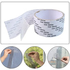 Mosquito Net Repair Tape Roll – Strong Self-Adhesive Fiberglass Mesh Patch for Window & Door Screens (5 × 180 cm)