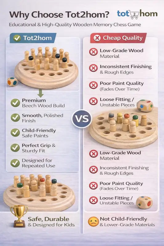 kids memory matching toy with round wooden board