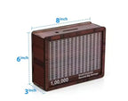 Wooden Savings Challenge Piggy Bank – Money Saving Box with Goal Tracker for Kids & Adults (Up to ₹1 Lakh Challenge)