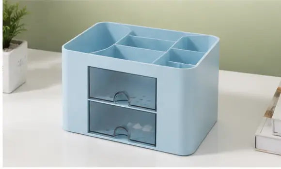 study table organizer with compartments and drawers