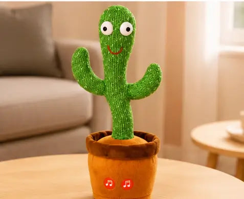 Dancing Musical Cactus Toy – Singing, Dancing Plush Interactive Sound Toy for Kids