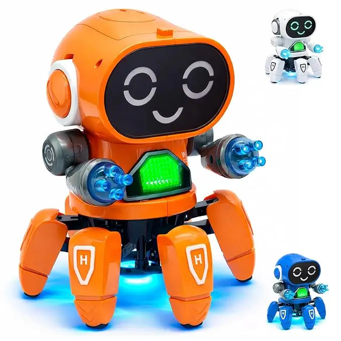 Colorful Dancing Robot Toy with Lights and Music