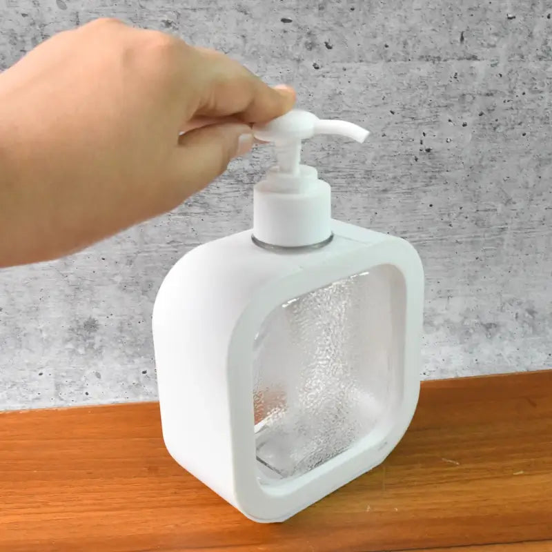 Clear Refillable Soap Dispenser with Pump – Transparent Liquid Soap Bottle for Kitchen Sink, Bathroom, Hand Wash & Dishwashing Liquid
