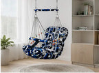 Cotton Baby Swing Chair – Foldable Hanging Jhula with Safety Belt for Kids | Washable Indoor & Outdoor Baby Swing