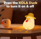 silicon duck night lamp