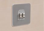 Transparent Self-Adhesive Wall Hooks – Heavy Duty Sticky Hooks for Kitchen, Bathroom & Home (Set of 8)