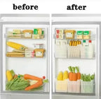 6Pcs Fridge Storage Boxes Multipurpose Containers