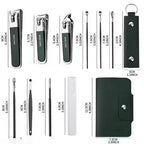 10-in-1 Stainless Steel Nail Clipper & Ear Cleaner Set