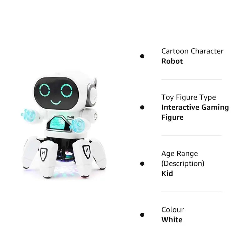 Colorful Robot Toy with Music and Flashing Lights