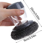 Palm grip kitchen cleaning brush for everyday dishwashing