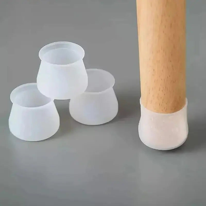 Flexible silicone furniture feet pads for indoor floor protection