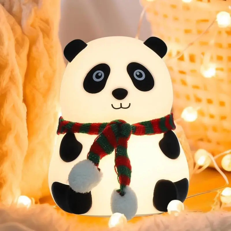 Cute Panda Night Lamp for Kids Bedroom