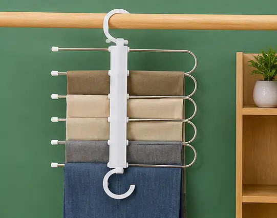 Space Saving Multi Layer Hanger for Wardrobe