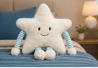 Star Soft Plush Pillow with Arms & Legs – Cute Stuffed Cartoon Toy for Kids, Baby & Home Décor